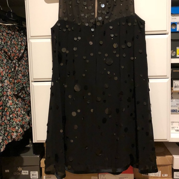 Nanette Lenore Babydoll with Sequins Mini Dress Size: 4 - Picture 2 of 7